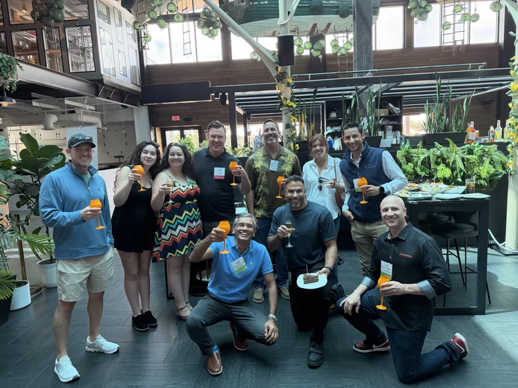 Esteemed members gathered at a San Diego networking event